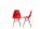 KRZESŁO EAMES RED